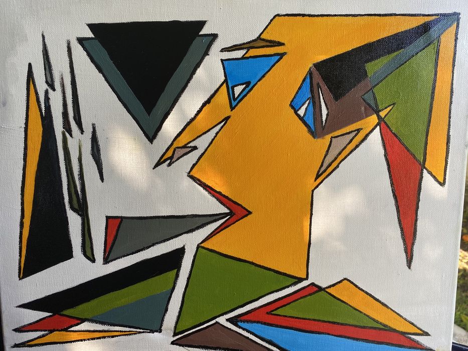 Quadro pintado a oleo