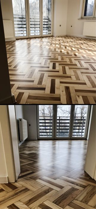 **Bezpyłowe cyklinowanie parkietów, układanie podłóg, paneli**