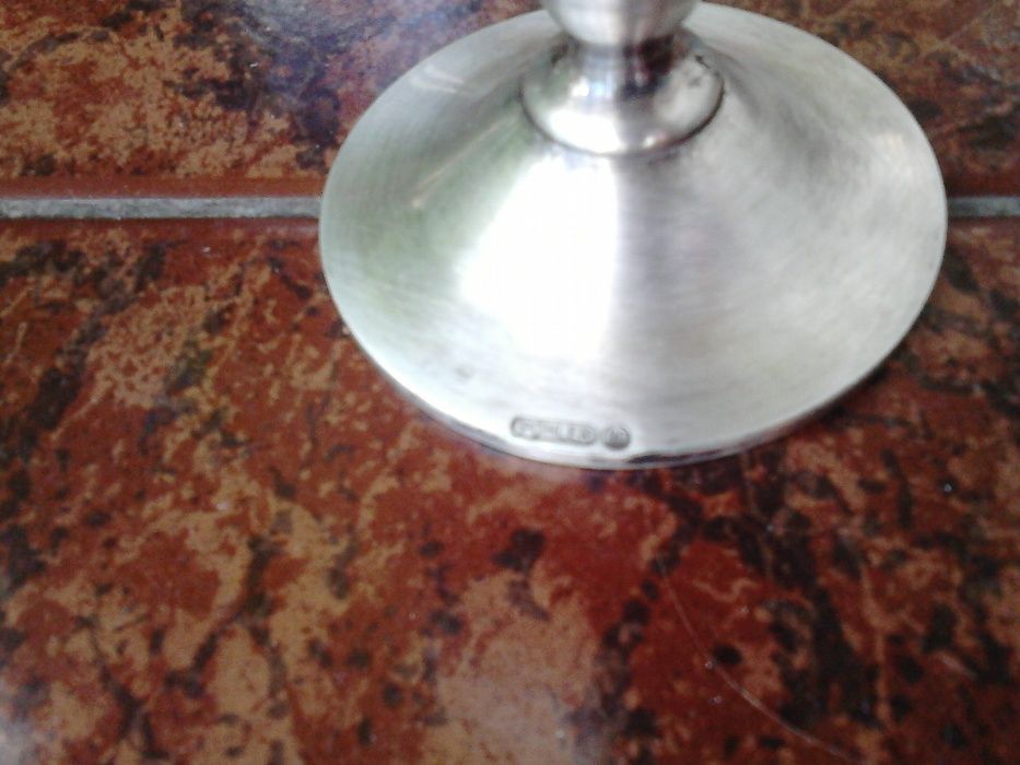 Pucharki kielichy zabytkowe plater oryginał