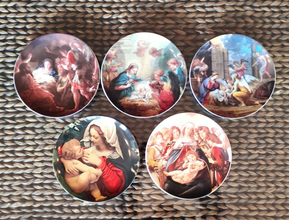Lote de 4 pratos de Natal _Vista Alegre