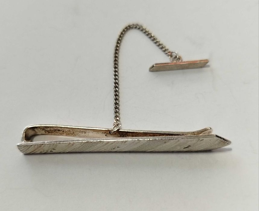 Antigo Alfinete de Gravata em Prata