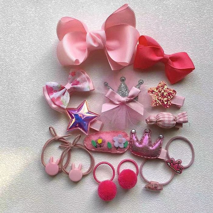Заколки,резинки,набор детский для девочек 24 шт.,украшения, аксесуари