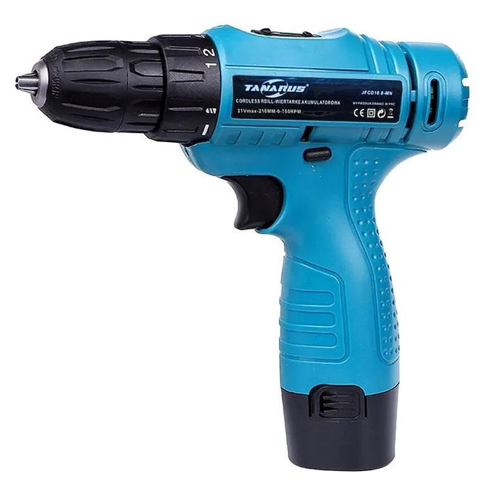 Wkrętarka Akumulatorowa 21V LED + 2 Akumulatory 2.2Ah Walizka Zestaw