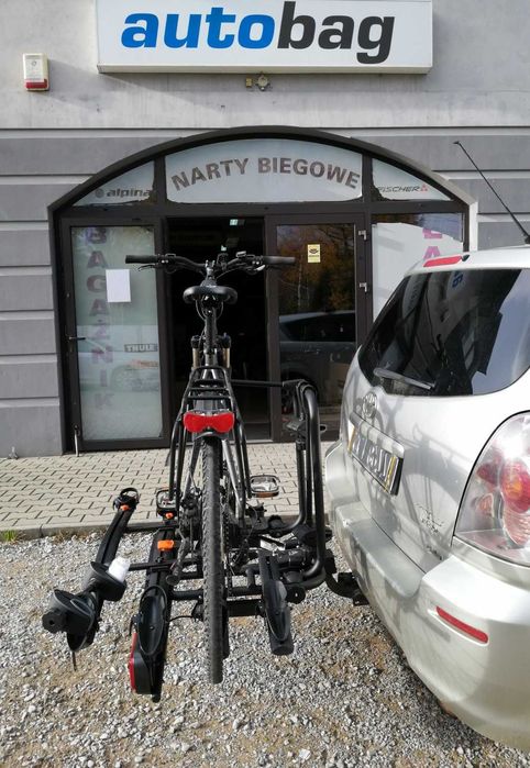 Platforma rowerowa na hak na 4 rowery Aguri Active BIke 3+1 Black