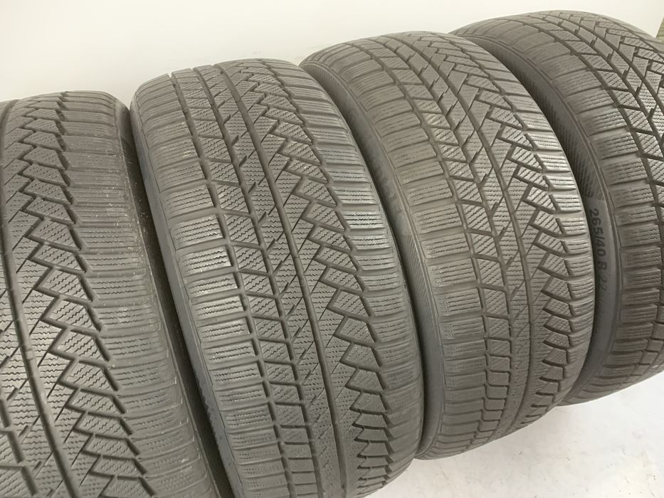 4x 265/40/22 Continental WinterContact TS850P / 7,5mm JAK NOWE / FV23