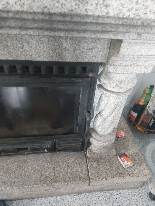 Pedra em granito mais recuperador de calorr