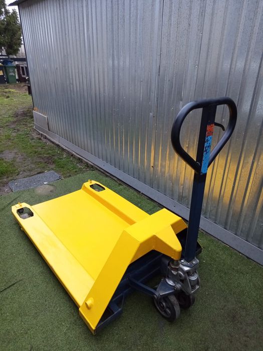 Wózek paletowy paleciak z podłogą platforma!