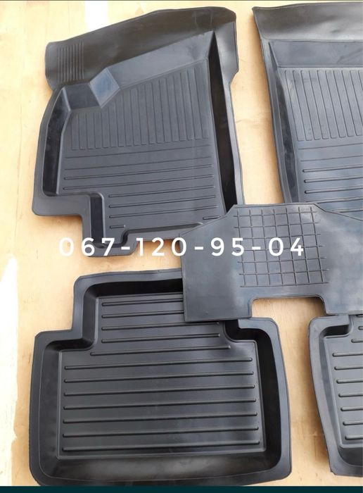 Коврики резиновые Chevrolet Aveo Daewoo Lanos Sens Авео Ланос Сенс.