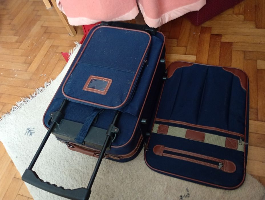 Walizka z materiału