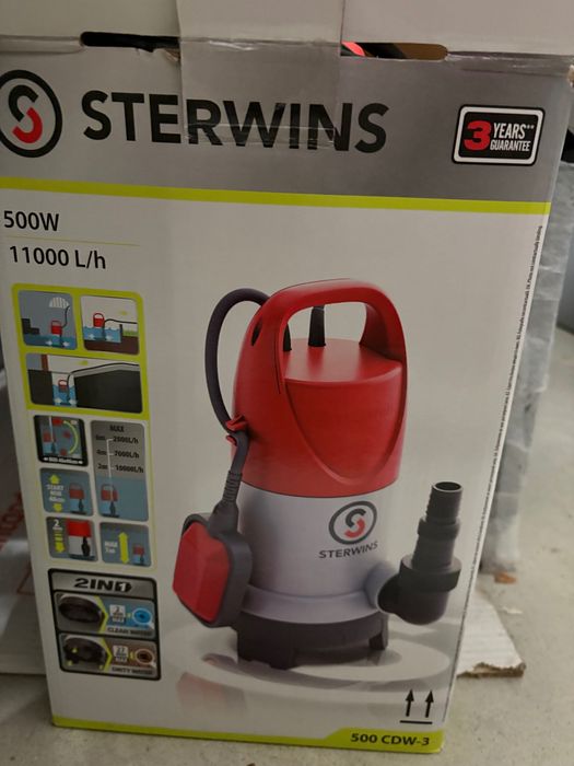 Bomba Evacuação 2 em 1 500w