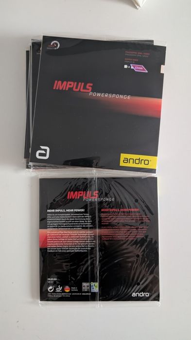 Okładzina Andro Impuls Powersponge 2,1mm 7 sztuk