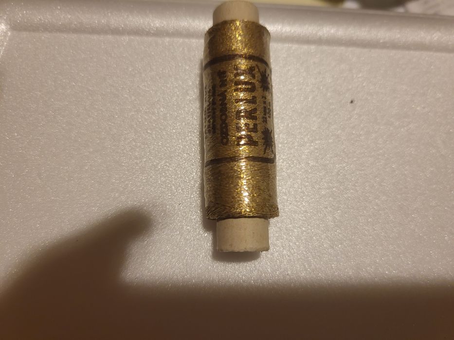 Nici złote i srebrne czeskie do haftu maszynowego