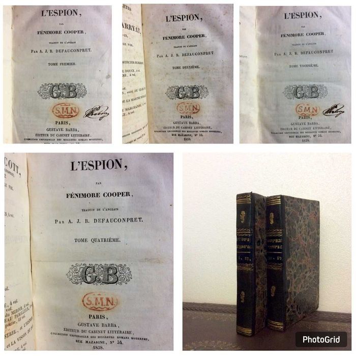 Romance histórico - L'Espion, Episode de la Guerre d'Independ., 1838