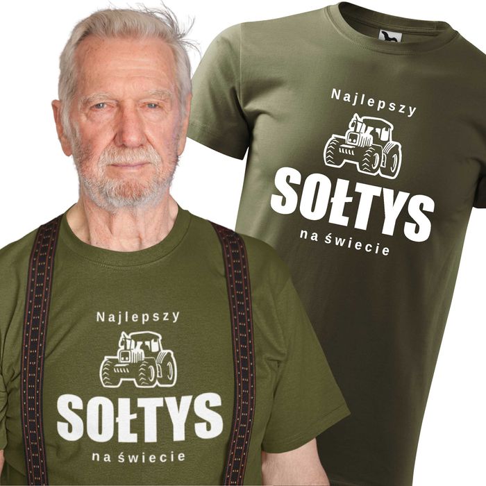Koszulka dla SOŁTYSA | XS - 5XL | 24H | Zabawne nadruki | Aradena