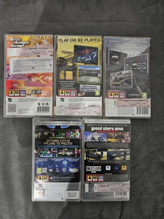 Jogos Playstation portátil (PSP)