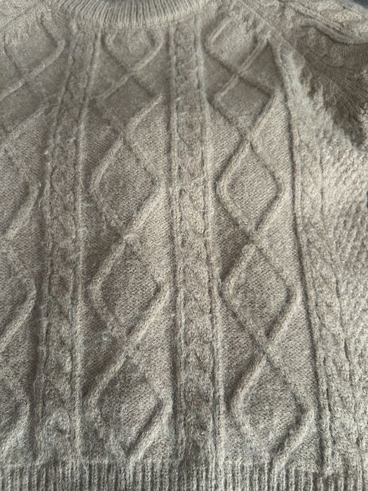 Стильний вязаний костюм для дівчинки зріст до 98 см.