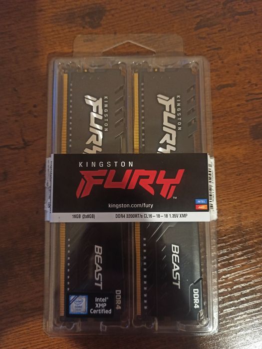 ОЗУ Kingston Fury DDR4 16 Gb (2/8) 3200