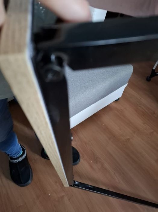 Biurko metalowe dab sonoma