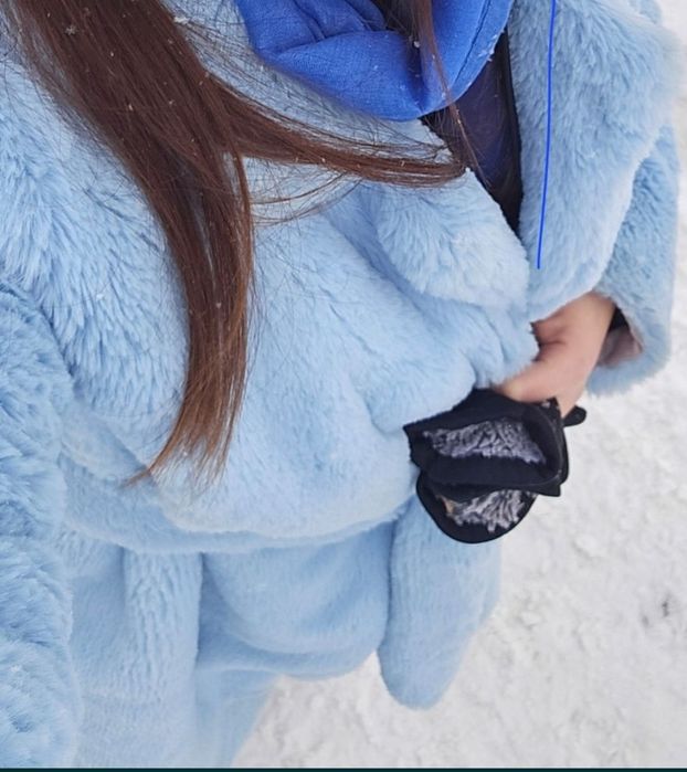 Шубка еко Milan з поясом