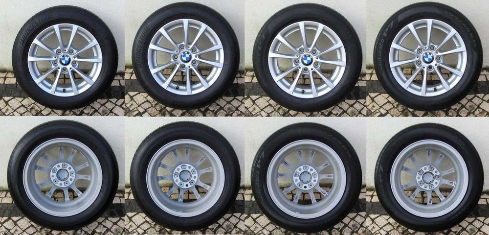 Pneus R17 // Jantes BMW R16 // Centros Audi // Borrachas Roadster
