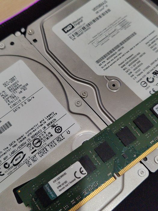 Podzespoły 2600k / ddr3 4x4GB, 8GB, / OCZ 600W, Xbox 360 Wireless pad