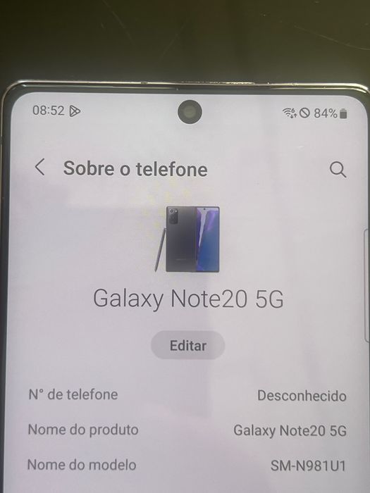 Samsung Galaxy note 20 5g