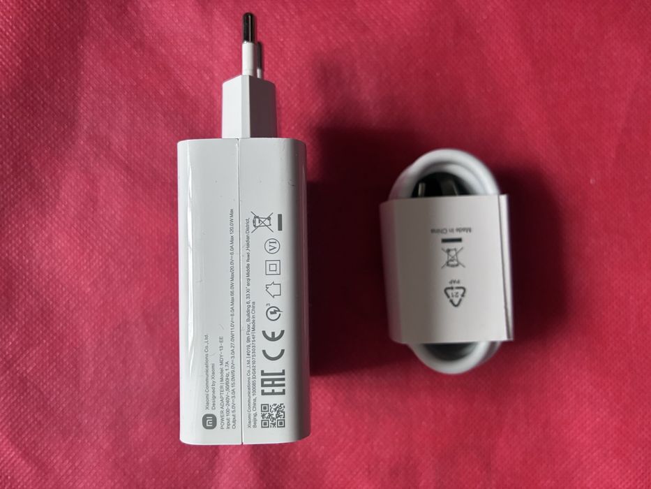 Оригінальна зарядка Xiaomi 120W та 90W HyperCharge з Turbo кабелем 6A (BHR9462EU)