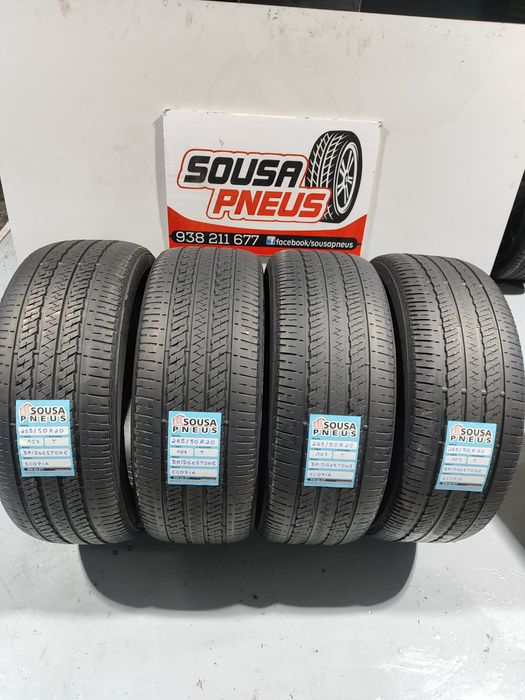 4 pneus semi novos 265-50R20 Bridgestone - Oferta dos portes