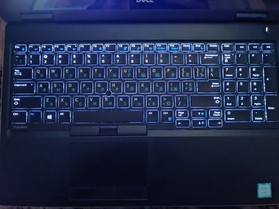 Сенсорний Ігровий ноутбук Dell (i7 8850H/16/256/P1000 4gb)