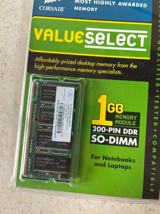 Pamięć do Latona tableta notebooka 1GB