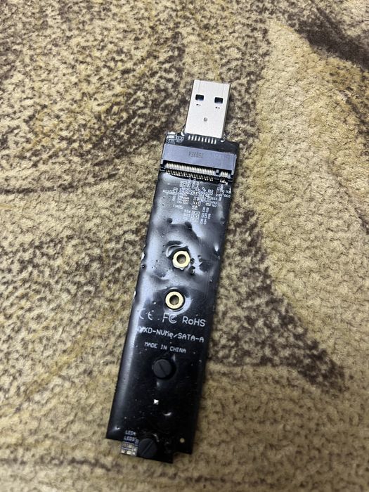 Універсальний адаптер m2 nvme pcie usb 3.2