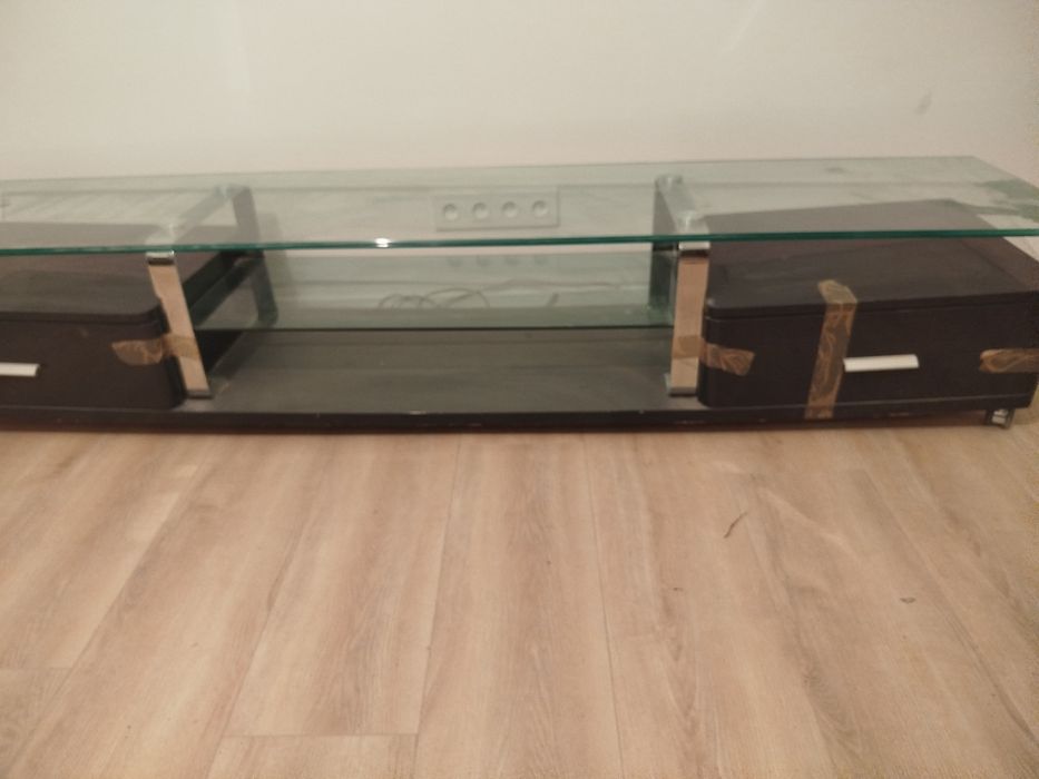 Szafka RTV  szkło 220 cm