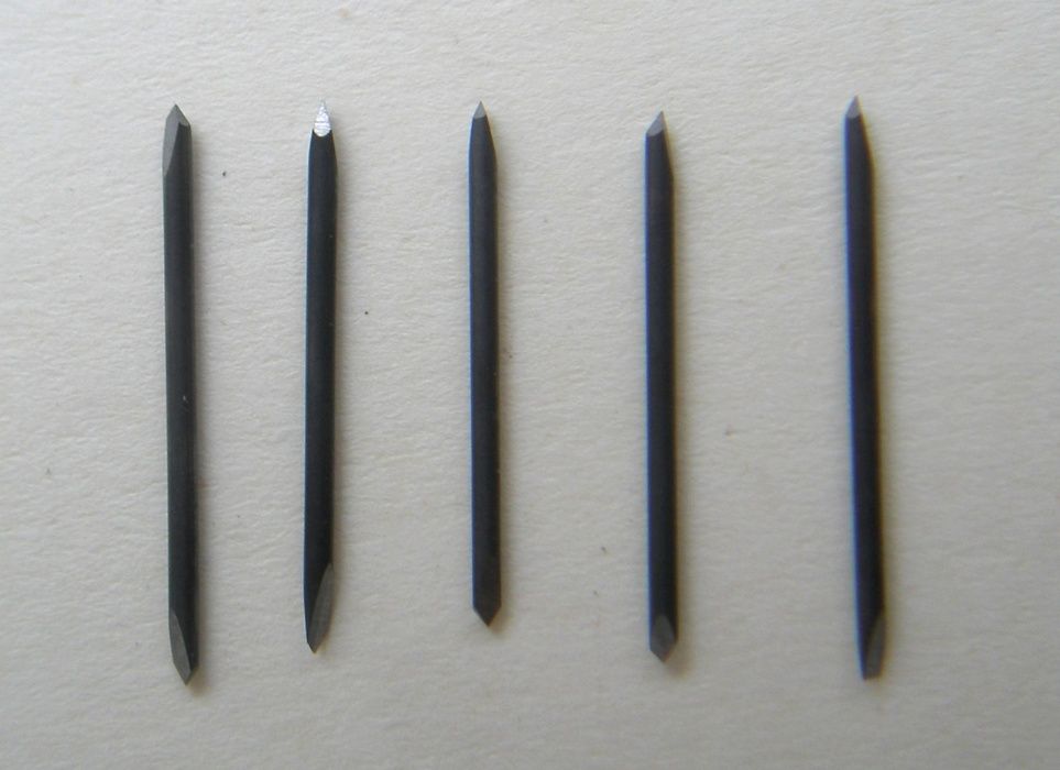 Набор победитовых шаберов для чистки монет, 5 шт.