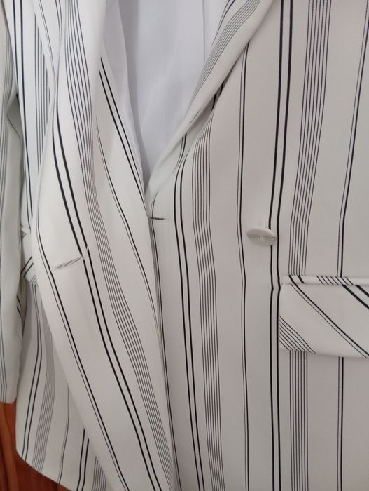 Blazer branco viscose 36