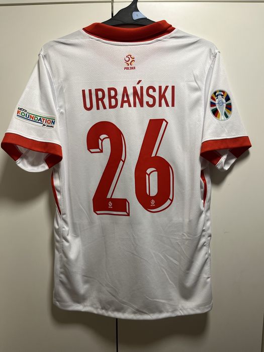 Koszulka Piłkarska Polska Kacper Urbański 26  Euro 2024 Nike M/L