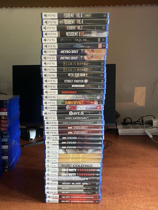 Lote de jogos PS4 e PS5