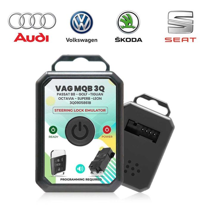 Emulador de Tranca de Direção
Volkswagen / Skoda / Seat / Audi