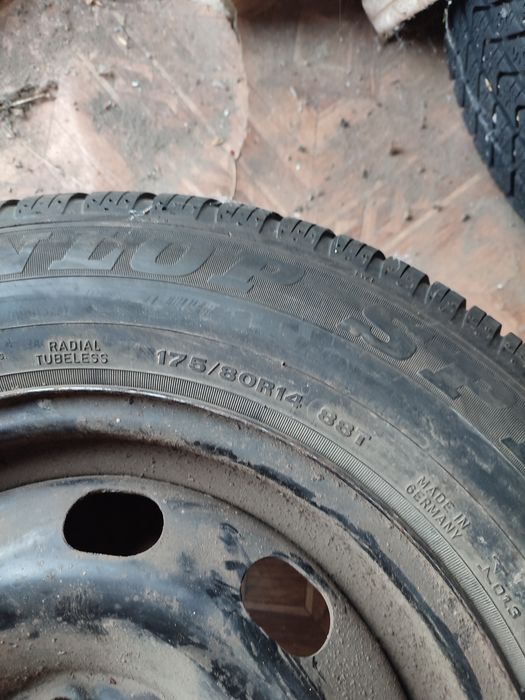 Диск з резиною , розболтовко 100 / 5, гольф 4