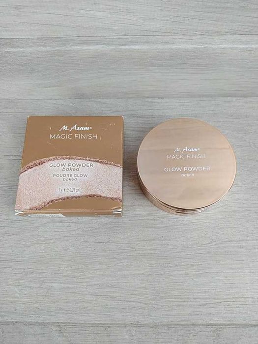 M. Asam Magic Finish Glow Powder 7g rozświetlacz wypiekany wegański