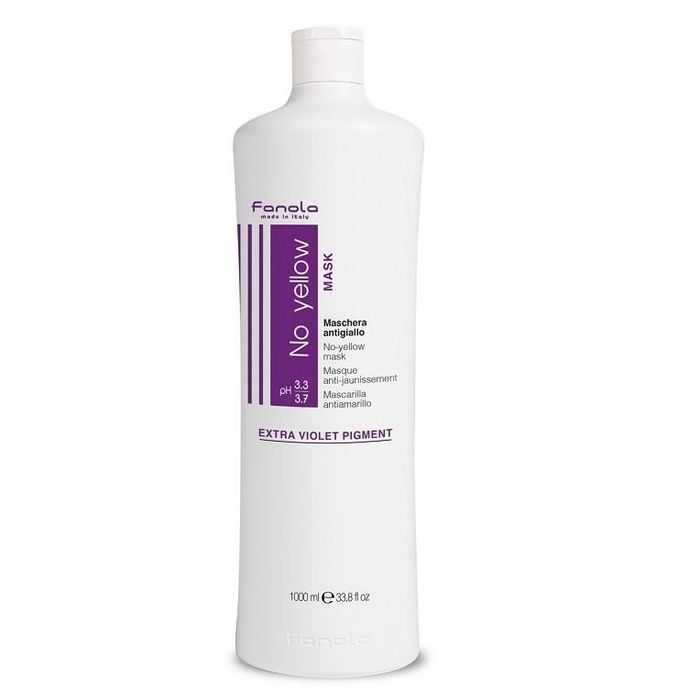 maska neutralizująca żółte tony fanola no yellow 1000ml do włosów blond