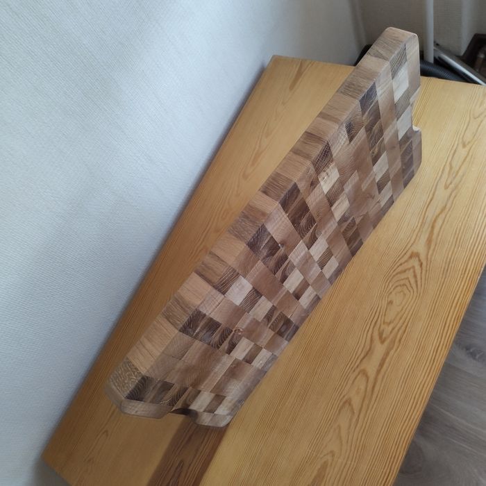 Solidna deska do krojenia (dąb/buk) – duża i gruba! 59x33x3,5 cm