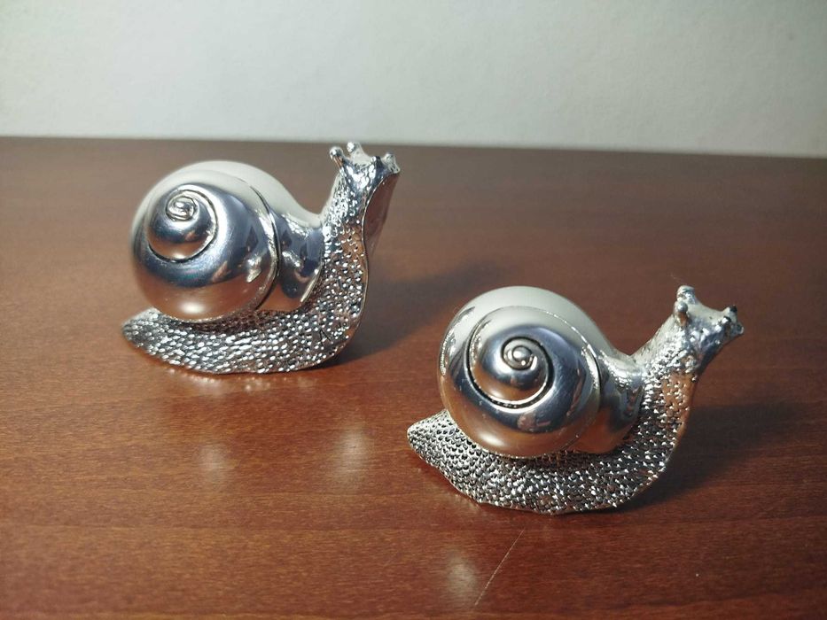 Conjunto de Caracóis em banho de prata Ardè - Made in Italy