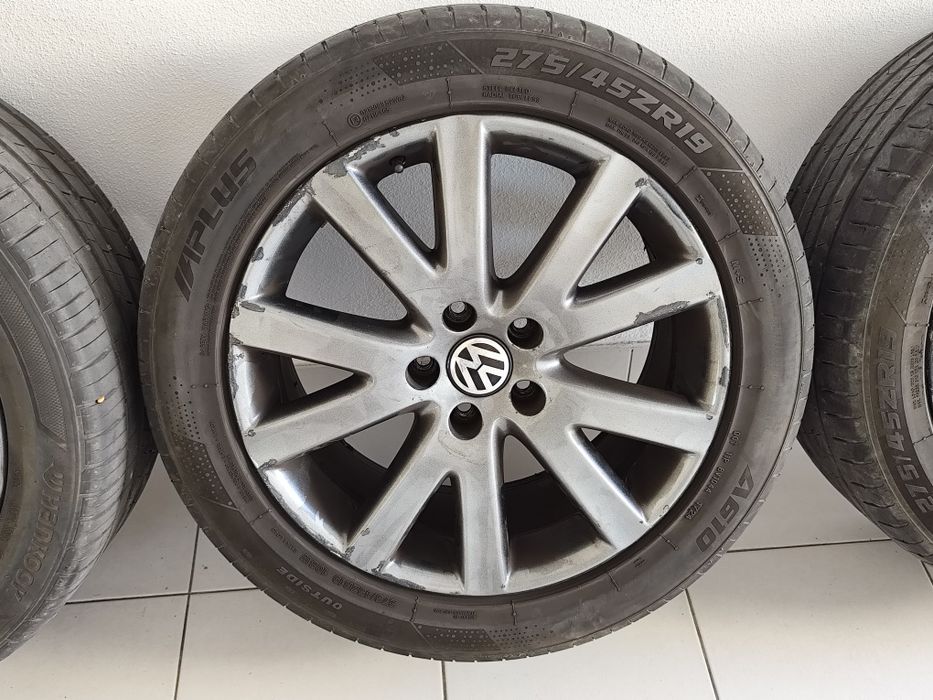 4 Jantes Originais VW Touareg 19" + Pneus