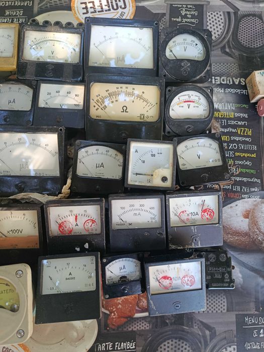 Амперметры ,Вольтметры Фазоуказатель  Измерительные приборы СССР