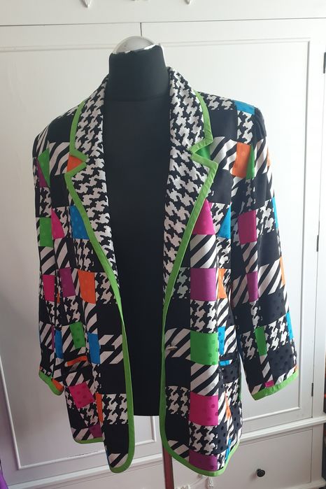 Żakiet jedwabny marynarka 40 42