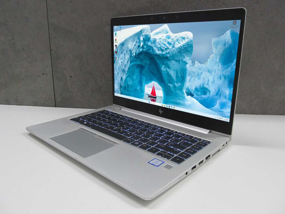 Aluminiowy HP EliteBook Dotyk 840 G6 i5 8265U 8GB 256SSD FHD Laptop