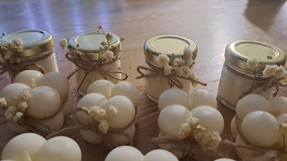 Świece sojowe w słoiczku podziękowanie