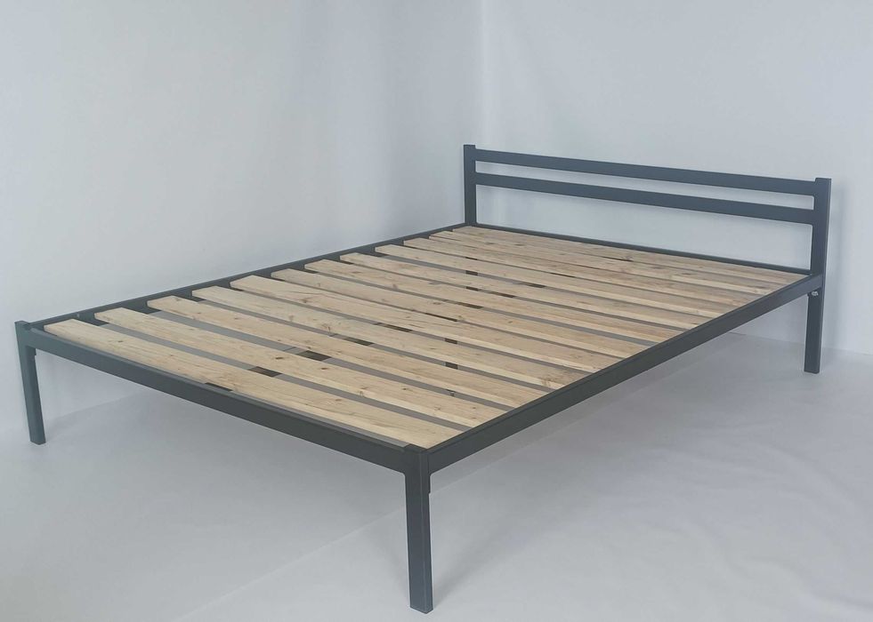 Міцне металеве ліжко Вегас в лофт стилі кровать усиленная высокая