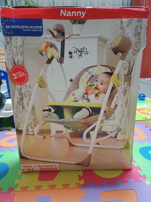 Колиска-гойдалка Carrello Nanny 3в1