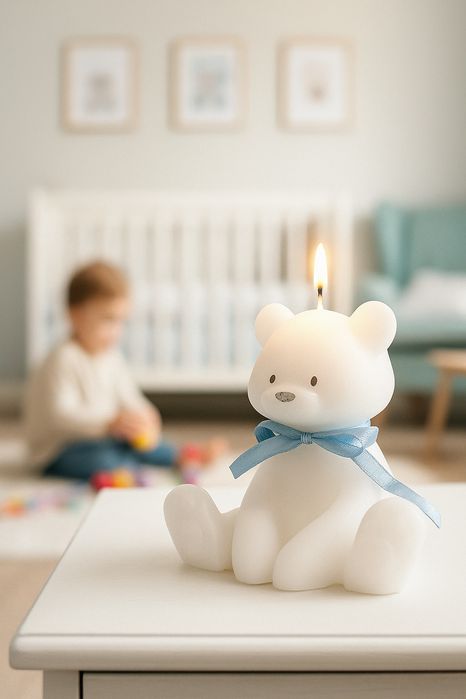 Vela Urso Artesanal – Presente Único e Aromático